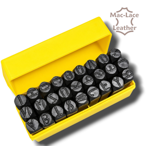 10mm metal alphabet stamp set for leather lettering