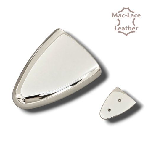 38mm nickel belt tip for finishing a leather belt end