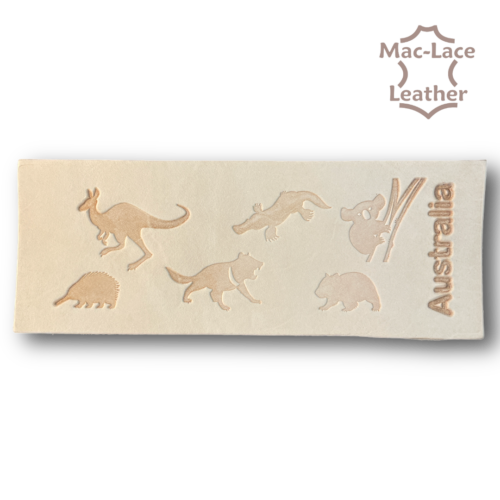 EMBOSSED WALLET BACK Aust Animals