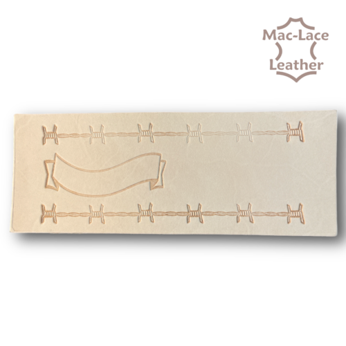 EMBOSSED WALLET BACK Barbed Wire