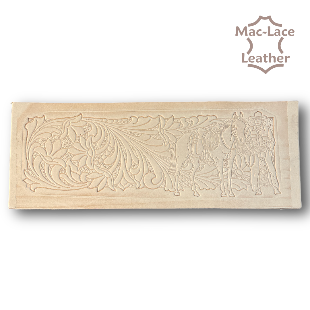 EMBOSSED WALLET BACK Cowboy