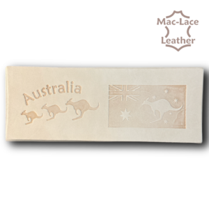 Embossed Wallet Back - Kangaroo & Flag