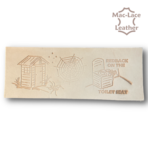 EMBOSSED WALLET BACK Red Back