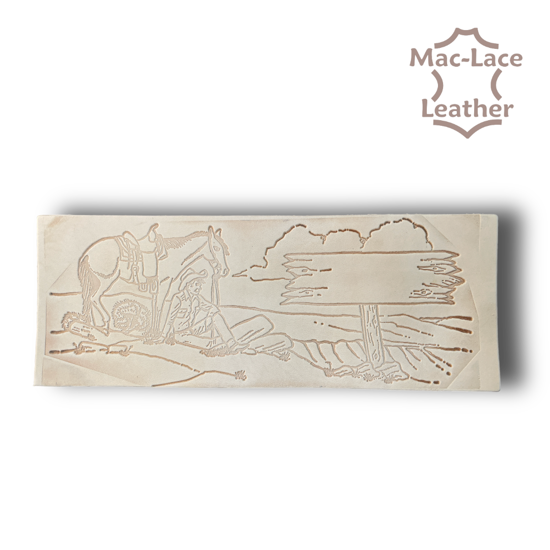 Embossed Wallet Back Drover