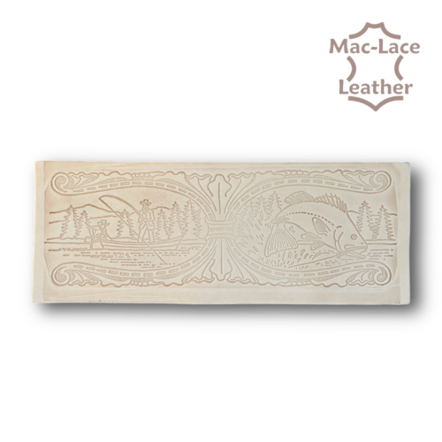 Embossed Wallet Back Fishing