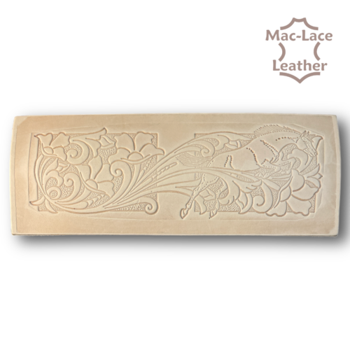 Embossed Wallet-Back Horse Flowers