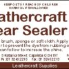 Leathercraft Clear Sealer Label