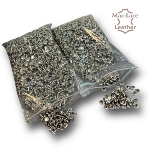 10mm Double-Cap Rivet Nickel