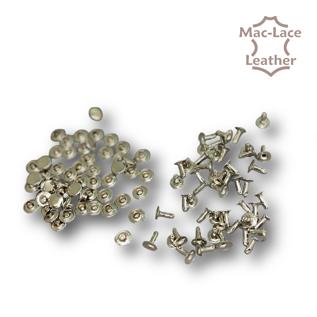 10mm Single-Cap Rivet Nickel Pack of 1000