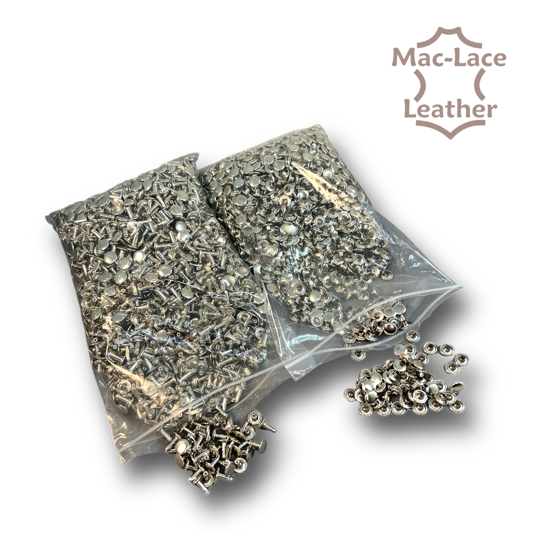 10mm Single-Cap Rivet Nickel Pack of 2000