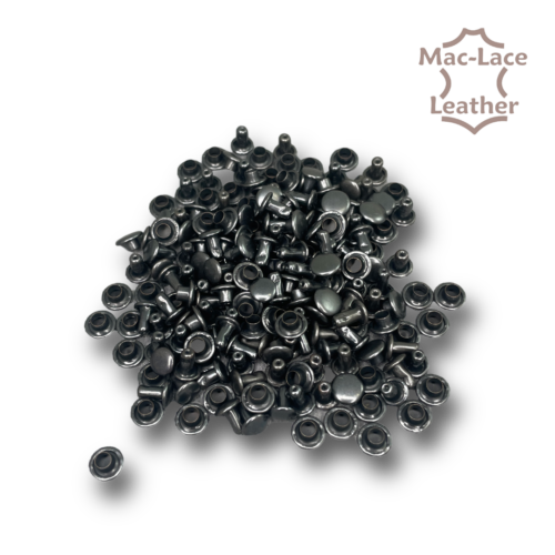 5mm Double-Cap Rivets Antique Pack of 100