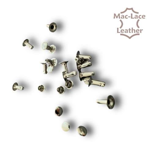 7mm Single-Cap Rivets Nickel Pk of 100