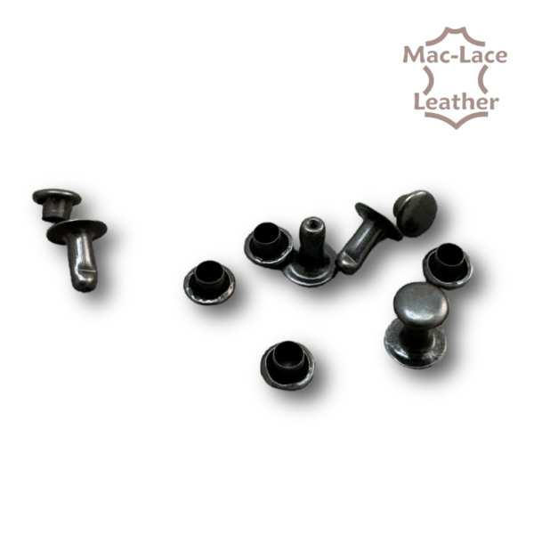 Antique 7mm Single-Cap Rivets Pack of 100