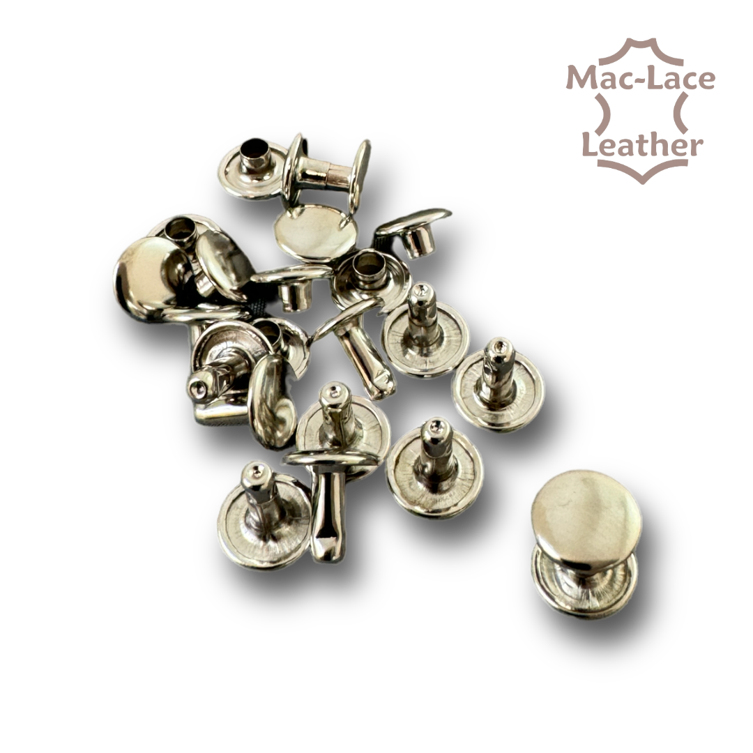 Double-Cap 8mm Rivet Nickel Pack of 2000