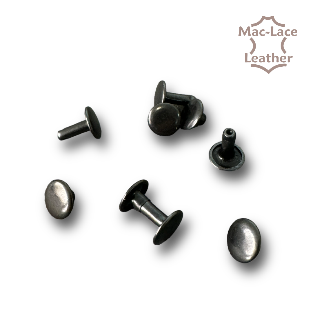 Double Cap Rivet-10mm Antique Pack of 100