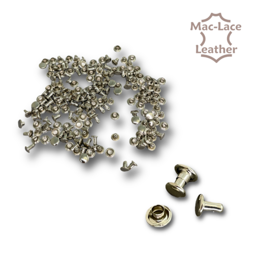 Double Cap Rivet 5mm Nickel Pk of 100