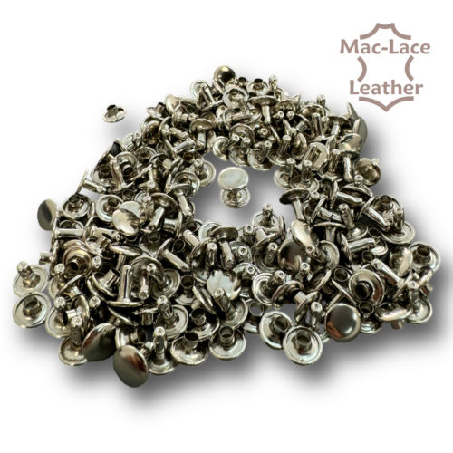 Double-Cap Rivet 8mm Nickel Pk of 100