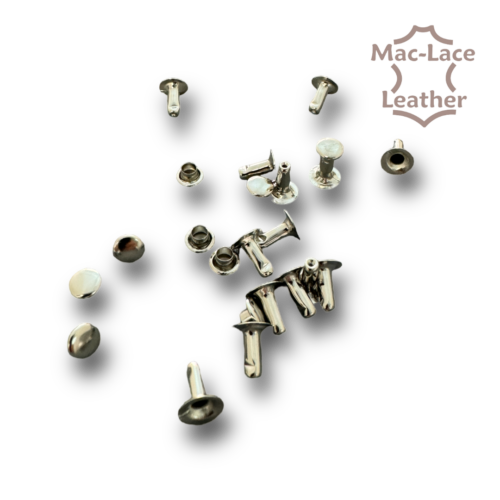 Single-Cap 8mm Rivets Nickel Pack of 100