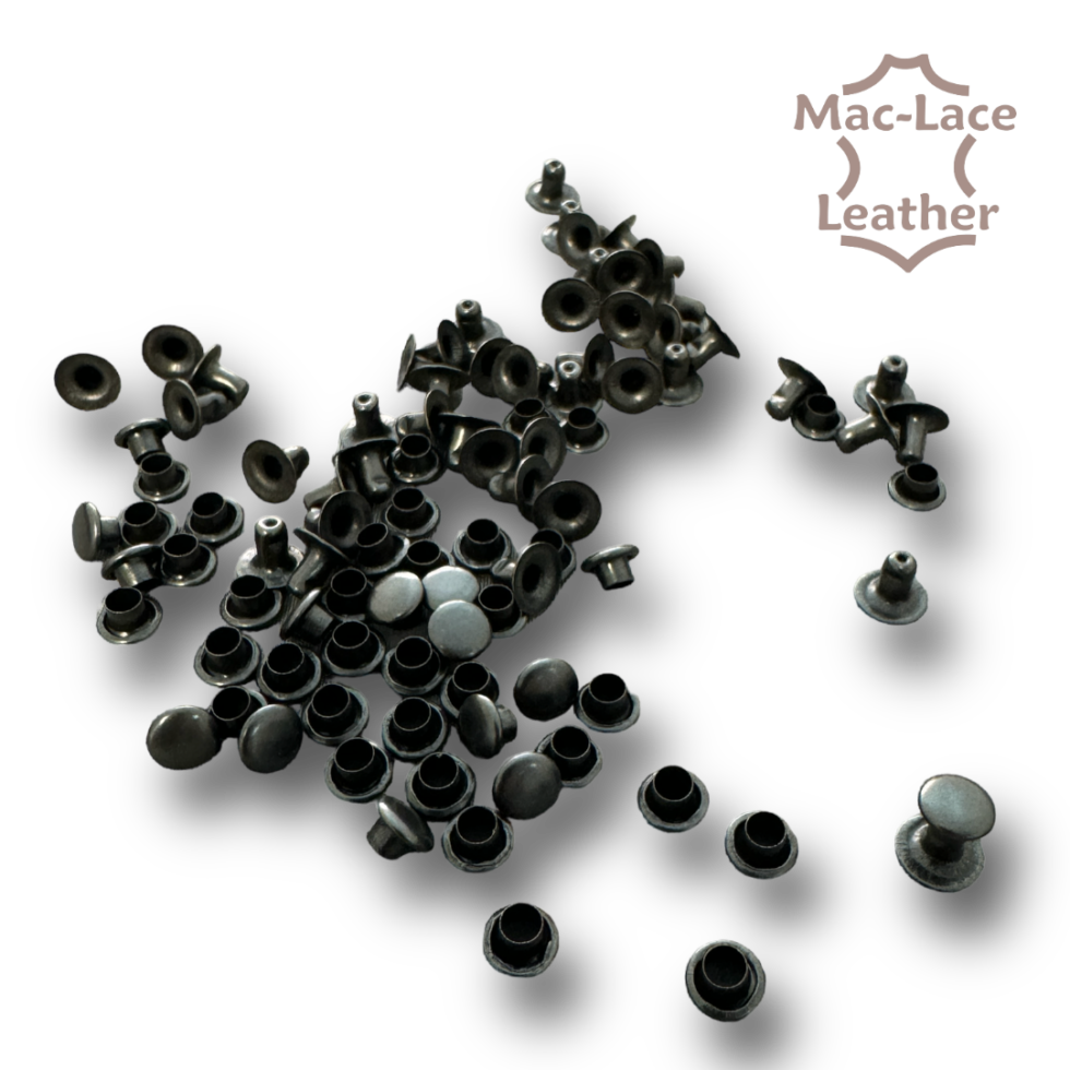 Single Cap Antique Rivet 5mm Pack of 2000 | Mac-Lace Leather | Buy Online