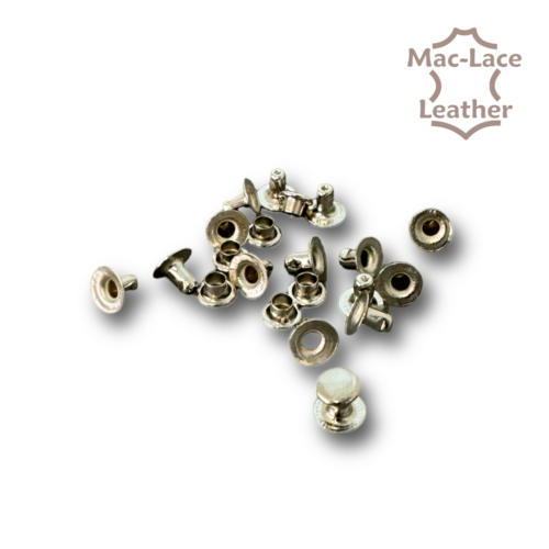 Single-Cap Nickel Rivet 5mm Pack of 100