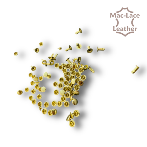 Single-Cap Rivet 5mm Brass Pack of 2000
