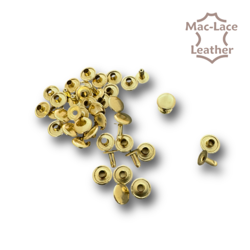 Single-Cap Rivet 8mm Brass Pack of 2000 (9mm Cap)