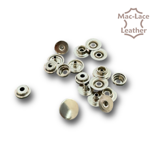 Small Press Studs Nickel Pack of 10