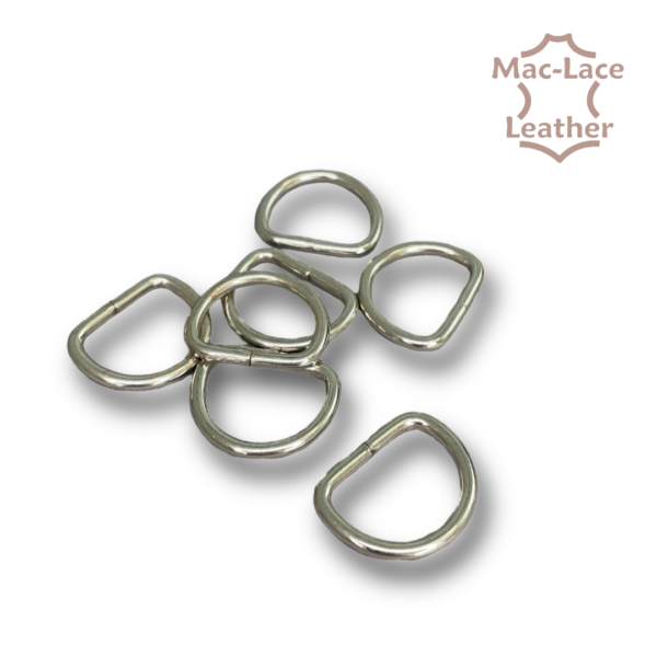 Non-Welded 13mm Gold D-Rings Pack of 10