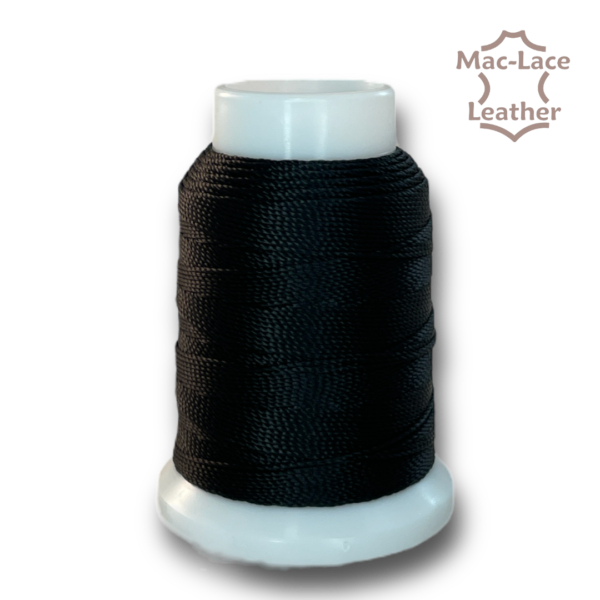 1mm Left Twist Black Thread