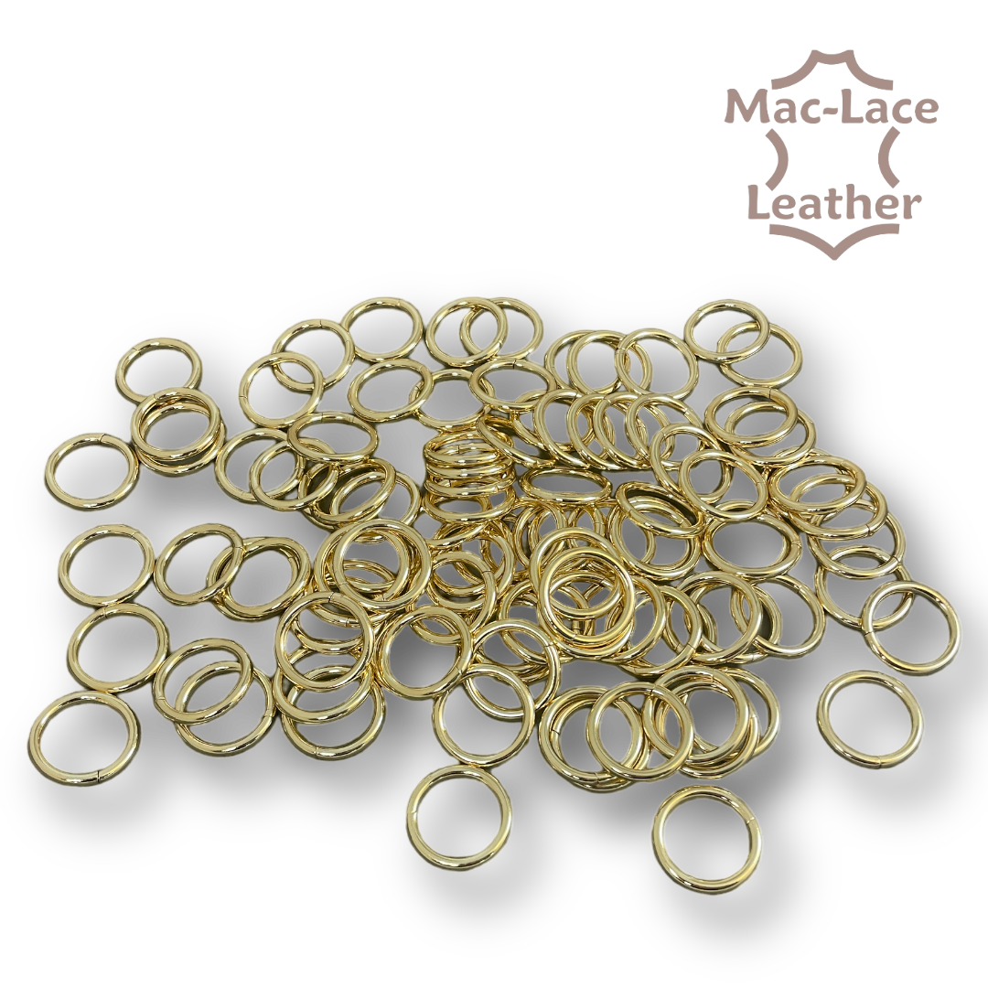 25mm Non-Welded Gold Rings