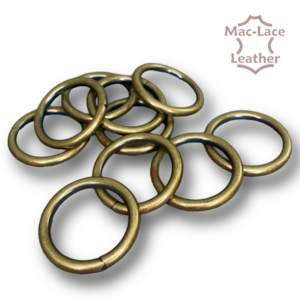 25mm non-welded Antique Rings Pack of 10