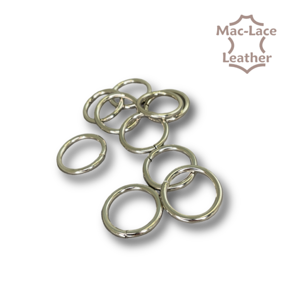 25mm non-welded Nickel Rings Pack of 100