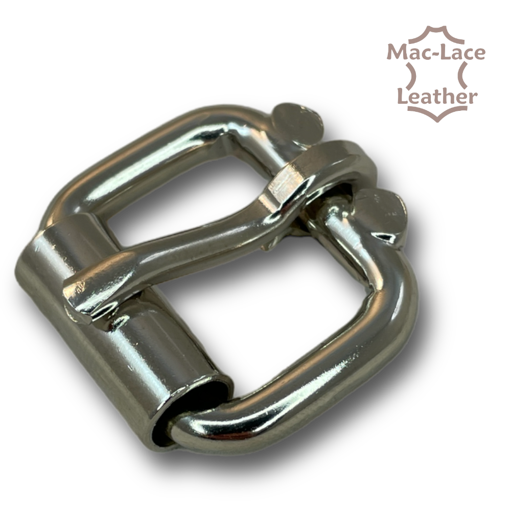 Barrel Roller Buckle 38mm - Nickel
