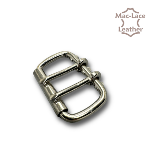 50mm Barrel Roller Double Tongue Buckle Nickel