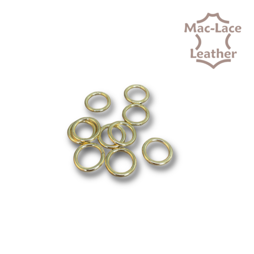 Non-Welded 13mm Gold-Rings Pack of 10
