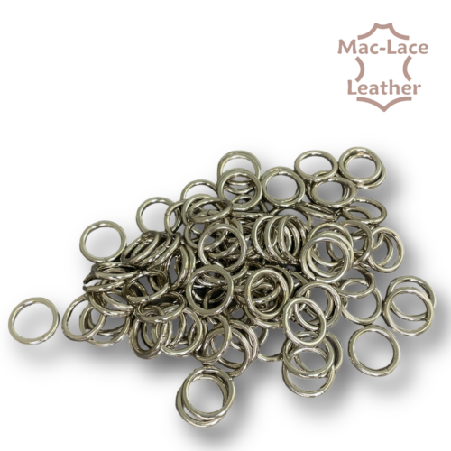 Non-Welded 13mm Nickel Rings Pack of 100