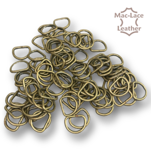Non-Welded 16mm Antique D-Rings