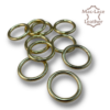 Non-Welded 25mm Gold Rings - Pack of 10