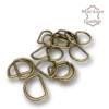Non-Welded 32mm Antique D-Rings Pack of 100