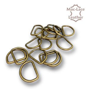 Non-Welded 32mm Antique D-Rings Pack of 100