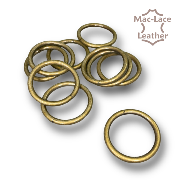 Non-Welded 32mm Antique Rings Pack of 10