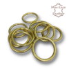 Non-Welded 32mm Gold Rings Pack of 10