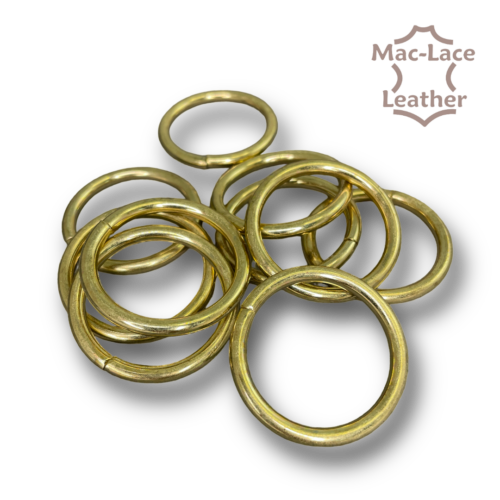 Non-Welded 32mm Gold Rings Pack of 10