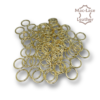 Non-Welded 32mm Gold Rings Pack of 100