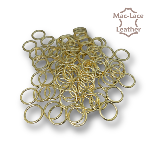 Non-Welded 32mm Gold Rings Pack of 100