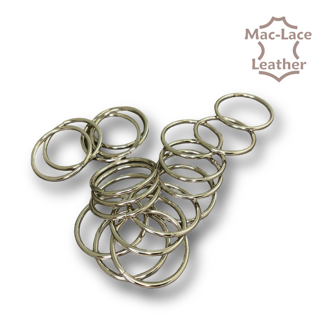 Non-Welded 38mm Nickel Rings Pack of 100