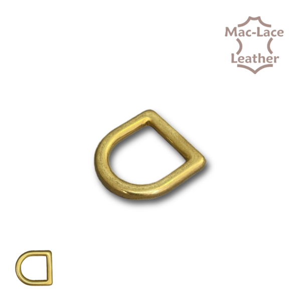 Solid Brass 13mm D-ring