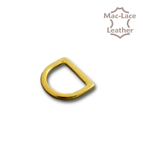 Solid Brass D-Rings 25mm