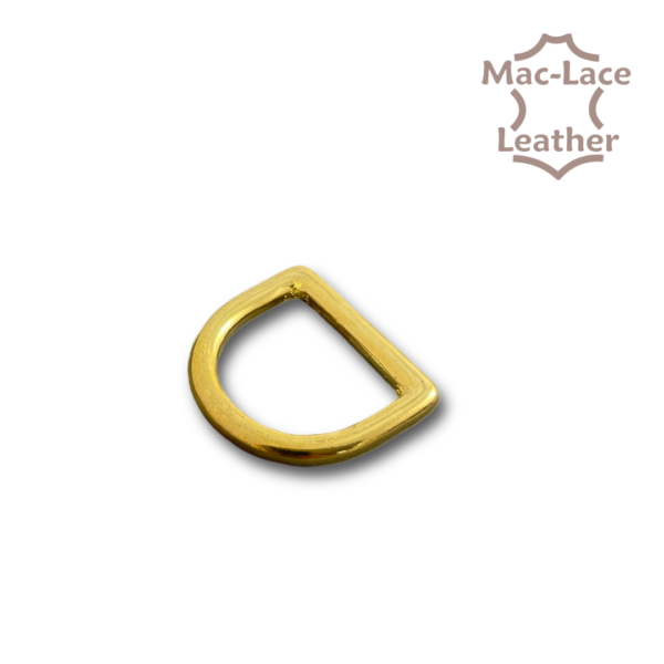 Solid Brass D-Rings 25mm