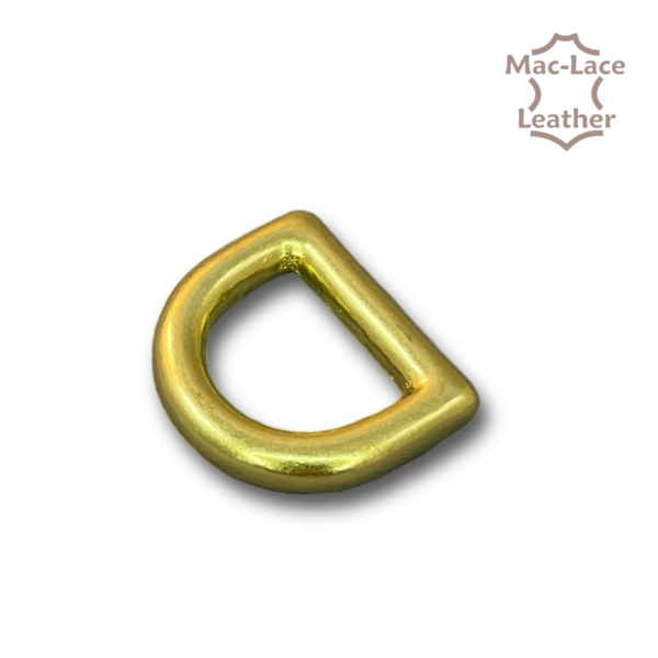Solid Brass 16mm D-ring